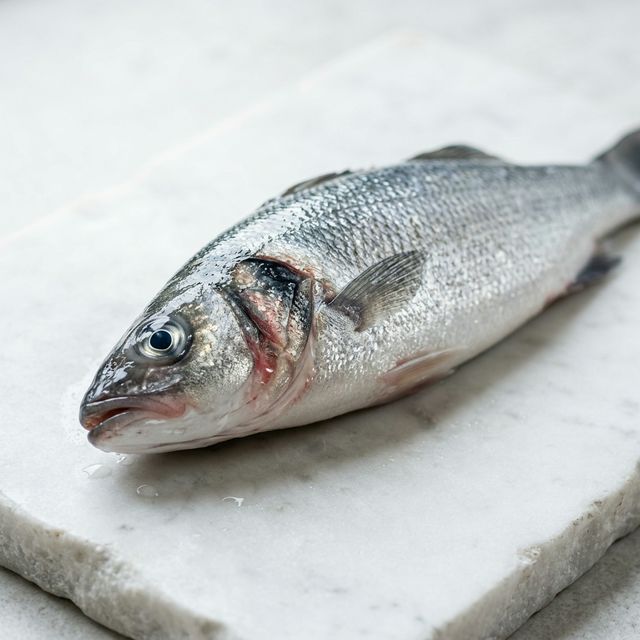 Cleaned Whole Sea Bass (1.2kg)